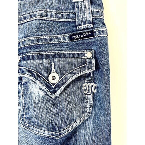 Miss Me Mid Rise Stretch Cropped Capri Jeans-Size 27 - Picture 3 of 6